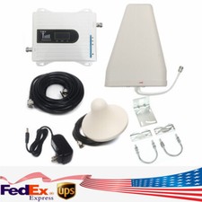 900/1800/2100MHz Cell Phone Signal Booster GSM 3G 4G LTE Amplifier Kit Band New