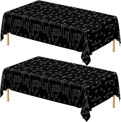 2PCS Disposable Football Tablecloths, Plastic Table Runners for Game Day - Picture 11 of 12