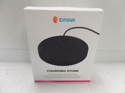 Einova Wireless Charging Stone with 10W Fast Charging Lava Stone