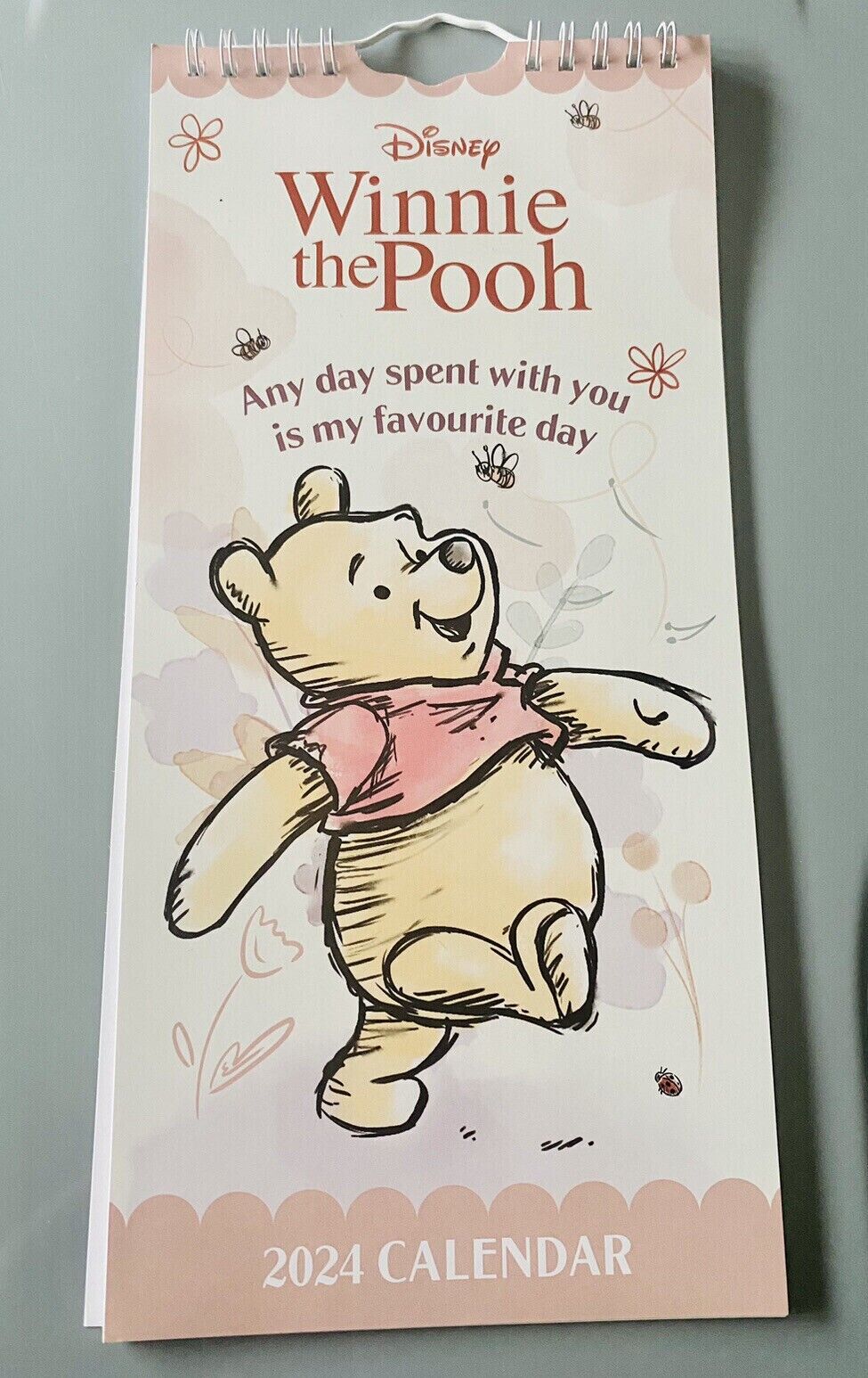 2024 WINNIE THE POOH CALENDAR Disney Slim Grelly UK