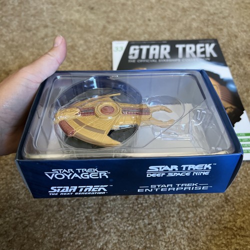 STAR TREK Starships Magazine #33 CARDASSIAN HIDEKI CLASS Eaglemoss Model - Picture 2 of 3