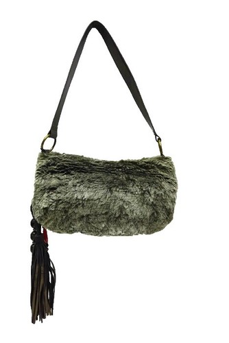 Verdusa Women's Faux Fur Hobo Bag - Fuzzy Furry Handbag Purse For Party & Daily Use