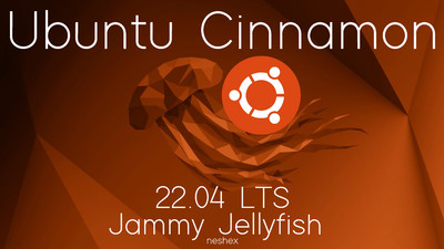 Ubuntu Cinnamon 22.04 LTS Jammy Jellyfish Bootable USB Flash Drive