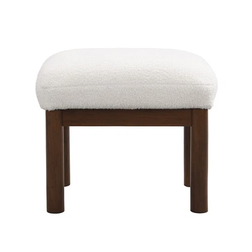 Modern Accent Chair with Ottoman Mid Century Lounge Chair with Footrest Armchair - Picture 10 of 16