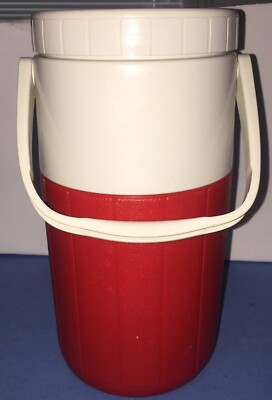 Distributeur D'eau Vintage Coleman Marlboro – Rouge Et Blanc, 640 Fl Oz, Avec Bec