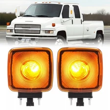 2pc For Chevrolet Kodiak GMC Topkick 1990-2009 Fender Lamp Turn Signal Light Set