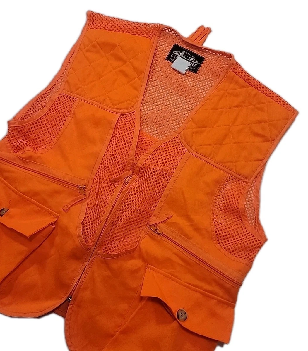 Fieldline Gilet de Chasse Homme XL Maille Vintage Full Zip