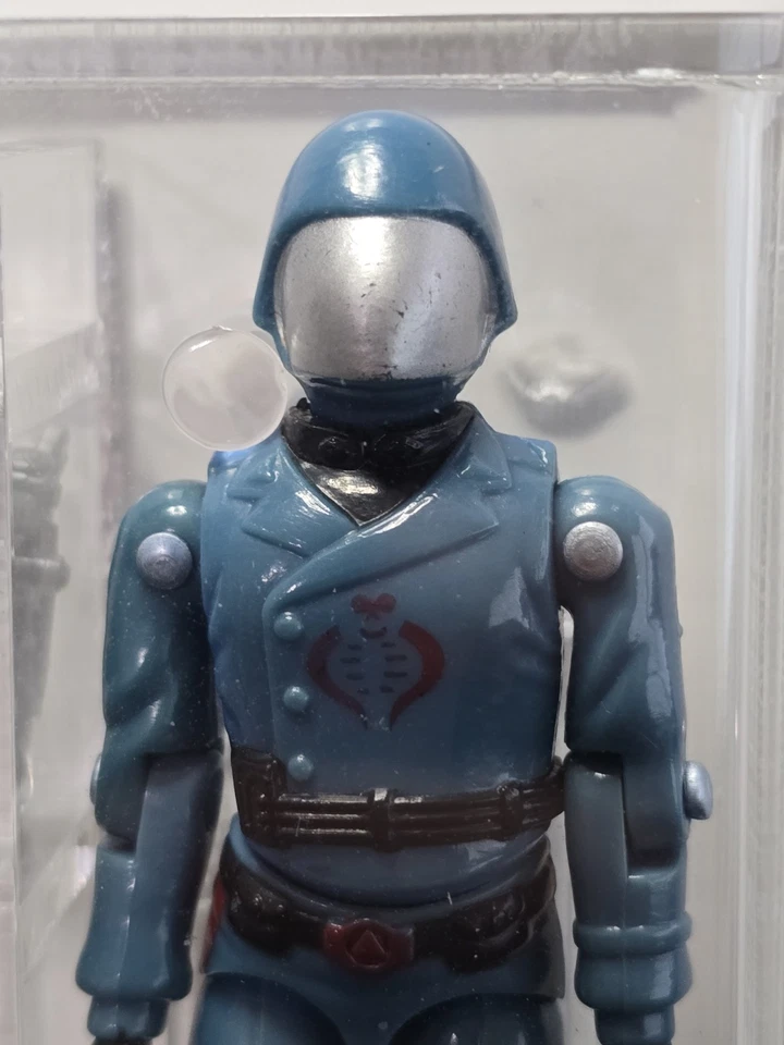 Vintage 1982 GI JOE * COBRA COMMANDER * MICKEY LOGO - AFA 85 * STRAIGHT ARM - Image 2 of 4