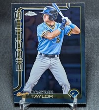 Brayden Taylor Chrome Prospect Rookie 2025 Topps Pro Debut Card #PDC-101 Rays