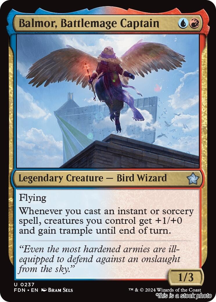 Balmor, Battlemage Captain (FDN 237), Normal, Foundations, MTG