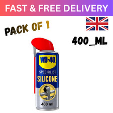 WD-40 Specialist Silicone Spray Lubricant 400ml Can Versatile All-Weather FS. 24.23 per litre