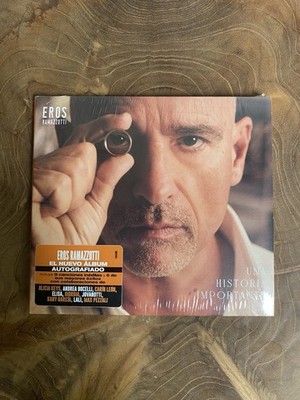 Eros Ramazzotti Signed CD Una Historia Importante handsigniertes Autogramm