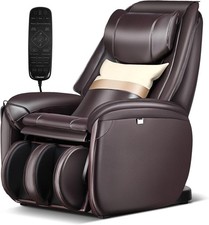 COSTWAY Massage Chair for Home, Electric Massagers Zero Gravity 3D SL Track Full