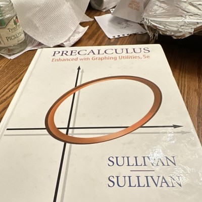 Precalculus Enhanced Graphing Utilities Sullivan Pearson 5th Edition Hardcover