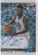 2017 Spectra Rising Stars Signatures Neon Blue Prizm 34/49 Jordan Bell Auto 0f8
