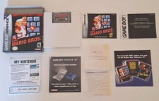 Nintendo Game Boy Advance with Box Super Mario Bros. Classic NES Series receipt