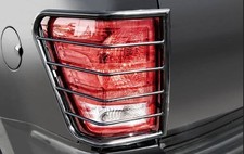 Black Horse Tail Light Guards Black Fit 2007-2025 Chevrolet Silverado 3500 Hd