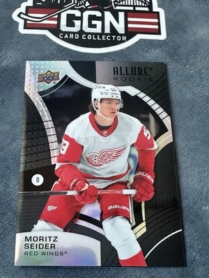 2021-22 Upper Deck Allure - Rookies Moritz Seider #130 Black Rainbow (RC)