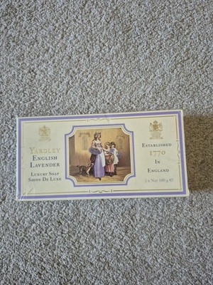 YARDLEY- ENGLISH LAVENDER - Savon de Luxe Seife 3 x 100 g- NEU eingepackt