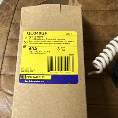 #ad #ad Square D QO340GFI 40A 3 Pole 208 120V Ground Fault Interrupter Circuit Breaker $300.00
