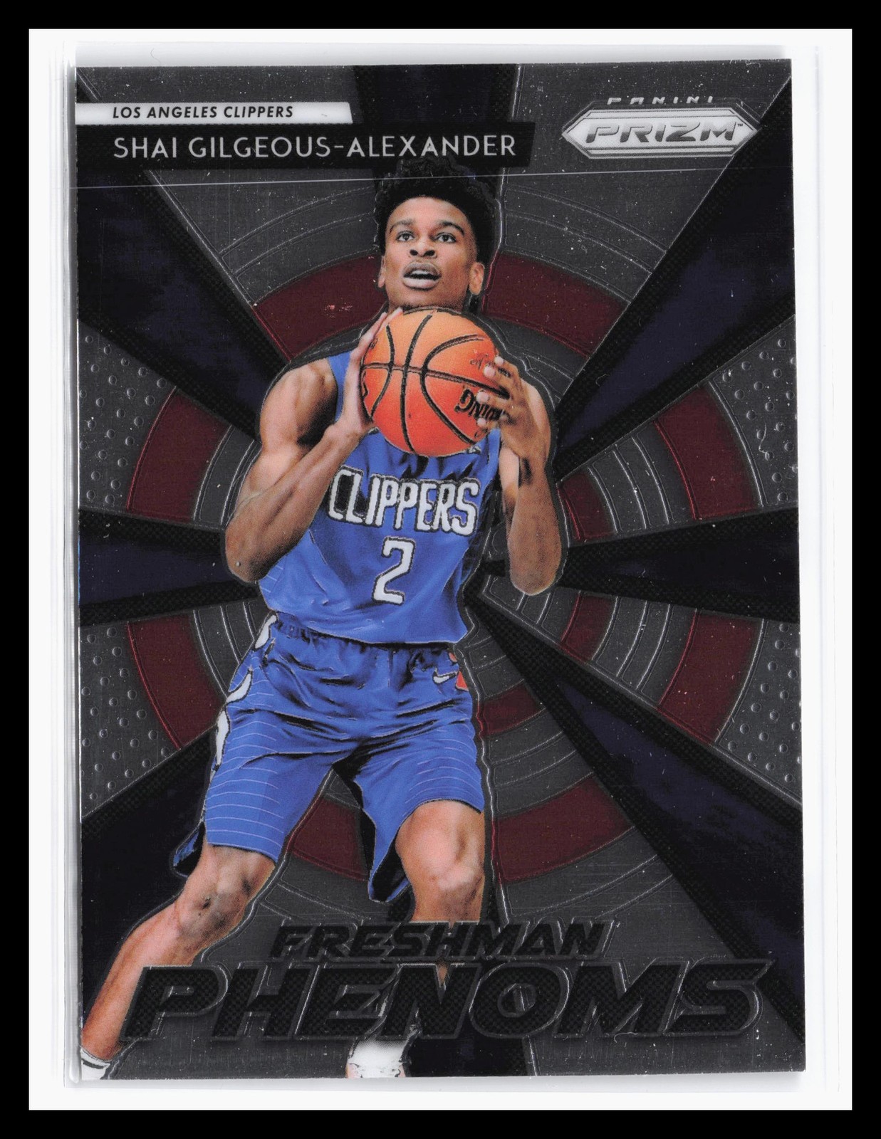 2018-19 Panini Prizm Freshman Phenoms #15 Shai Gilgeous-Alexander Clippers SP JA