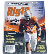 ATHLON SPORTS MAGAZINE - BIG 12 - 2014 PREVIEW  FOOTBALL - MALCOM BROWN ON COVER