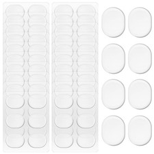 Yeshone 60 Pieces Drum Dampeners Gel Pads Silicone Soft Moon Gels for Drums Cymb