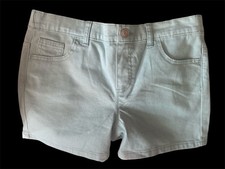 Wonder Nation Girl's Denim Pull On Shorts Stretch Seafoam L Plus Pockets School