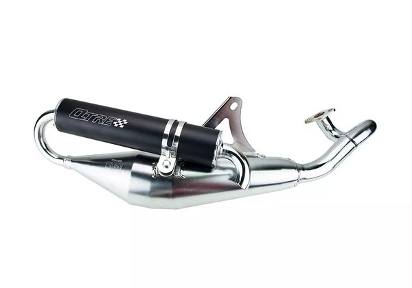 Auspuff Tecnigas Q-TRE Peugeot Liegend Chrom-image