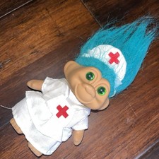VTG TN T 1991 NURSE TROLL ORIGINAL OUTFIT Blue Hair
