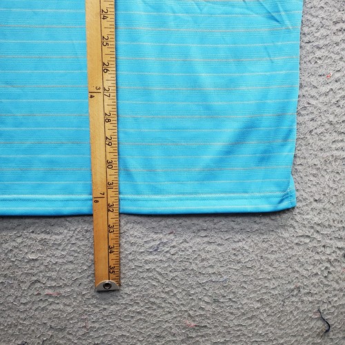Pebble Beach Golf Performance Polo Shirt Mens 2XL Multi Striped Dry Luxe Stretch - 第 3/9 張圖片