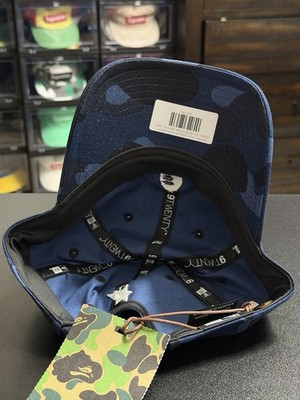 A Bathing Ape Bape Sta Ape Head Blue Camo New Era 9twenty Strap