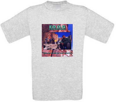 ED O.G. & Da Bulldogs Edo G Life of a Kid in the Ghetto Rap Hip Hop T-Shirt NEU