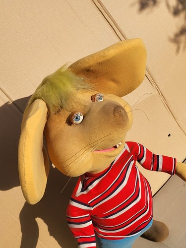 Doll Bambola 1960's Lars-Firenze Big 85 CM TOPO GIGIO, THE ITALIAN MOUSE mint c. - Imagen 5 de 17