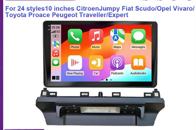10.1'' GPS Carplay for Citroen Spacetourer Jumpy Dispatch Peugeot Expert 2024+