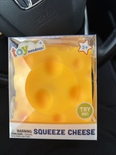 Extra Large Squishy Cheese Block, Stress Relief Squeeze Toy Gifts