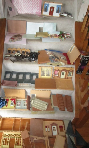 PLAYMOBIL VINTAGE 1980'S VICTORIAN MANSION DOLLHOUSE FOR PARTS ONLY NOT COMPLETE