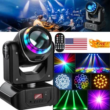 UKING 150W LED Moving Head Light Rotating 18 Prism DJ Lighting Stage Lights DMX