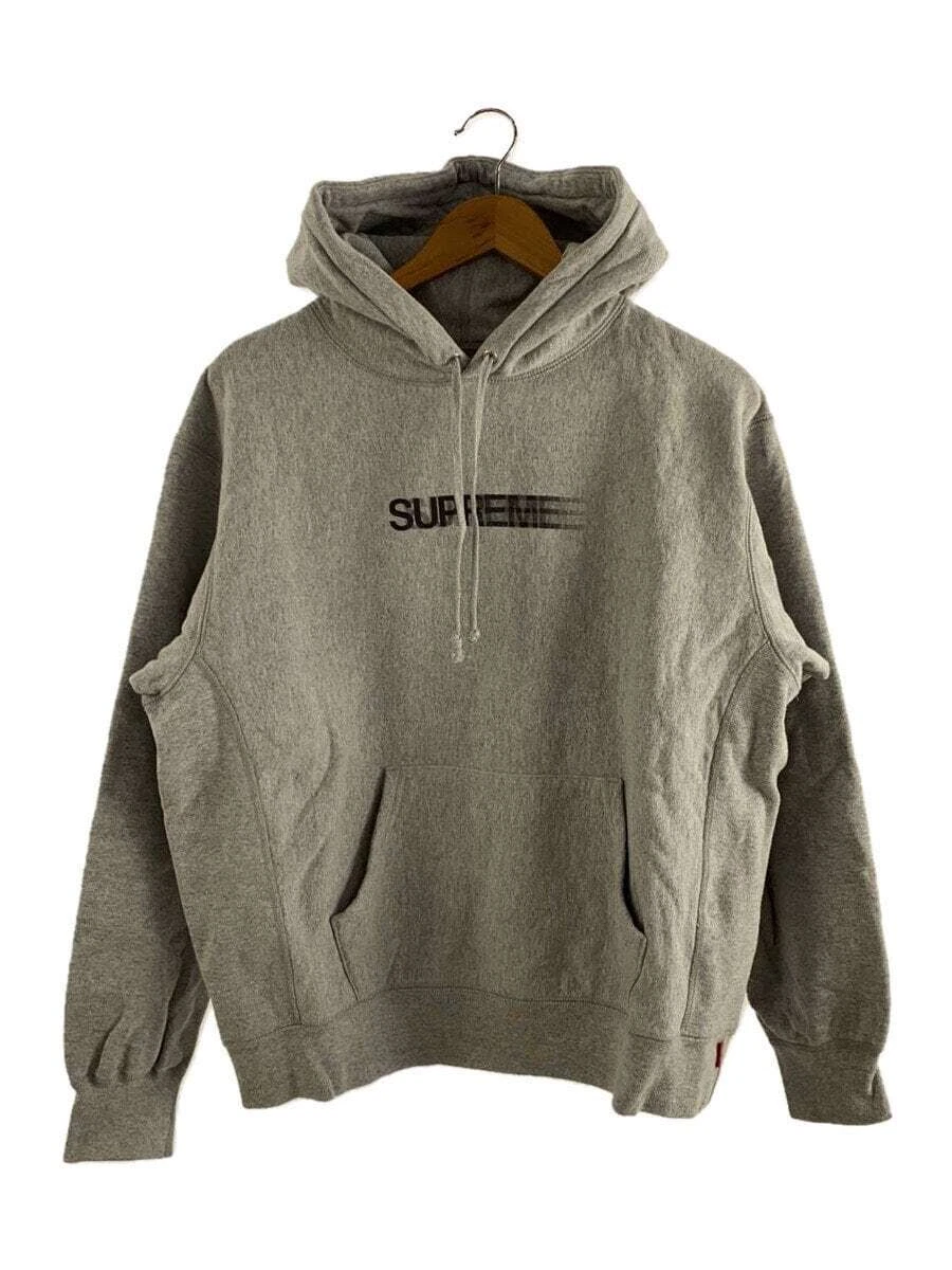 Sweat à capuche Supreme gris S occasion