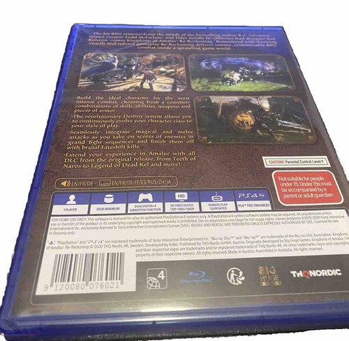 Kingdoms of Amalur Re-Reckoning PS4 New Sealed - Picture 2 of 2