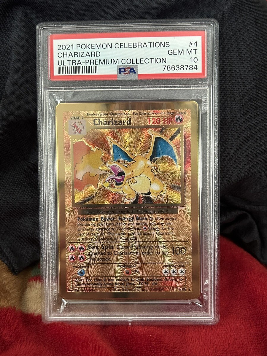 Pokemon Celebrations Ultra Premium Collection Charizard Gold Pokemon Celebrations Ultra Premium Collection Charizard Gold