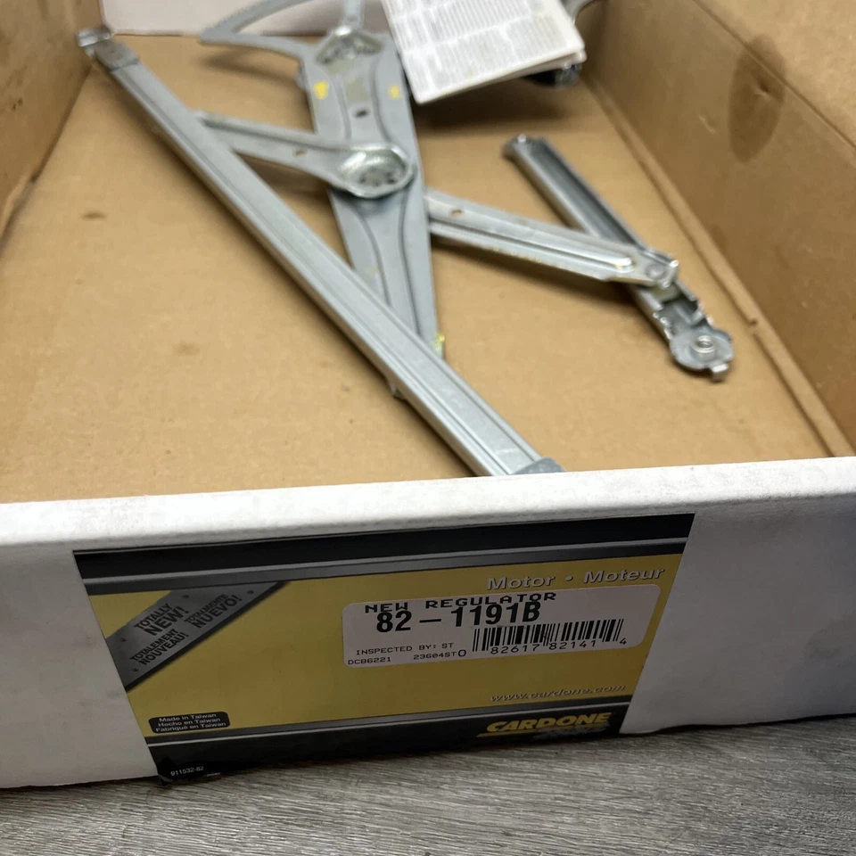 NEW Drivers Window Regulator w/o motor for 02-06 CAMRY, CARDONE SELECT 82-1191B - Image 2 of 2