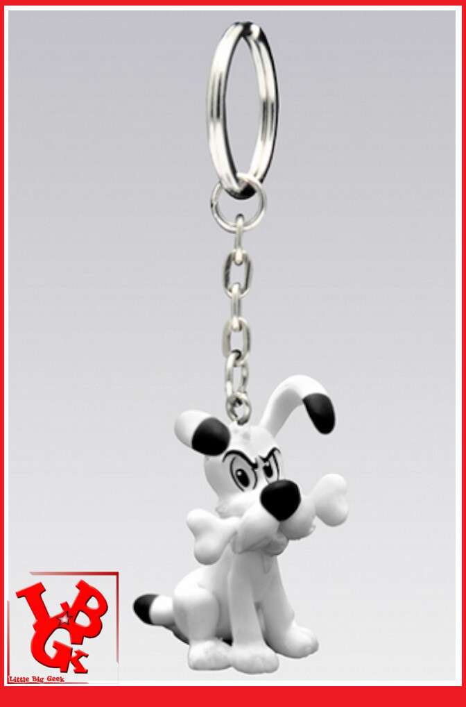 Photo 1 - IDEFIX Furieux Porte Clefs clés Figurine ATTAKUS Asterix Obelix Uderzo # NEUF #