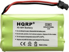 HQRP Phone Battery for RadioShack 43-3880, 43-3887, 43-3898, 43-5560, ET-3580