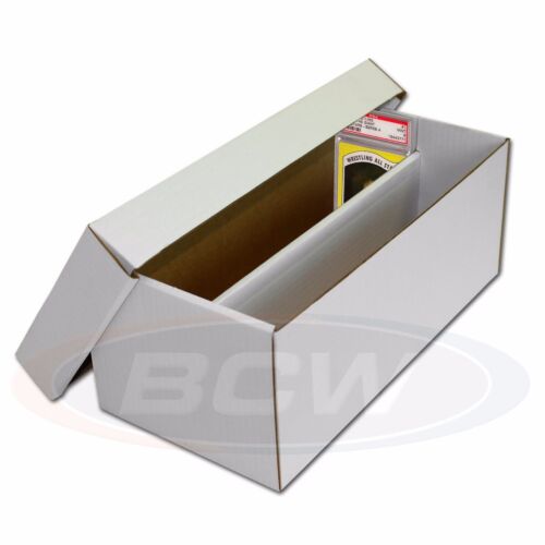 BCW Graded Card Shoe Storage Box Holds over 300 3x4 Toploads or 100 Graded PSA# - Picture 1 of 11