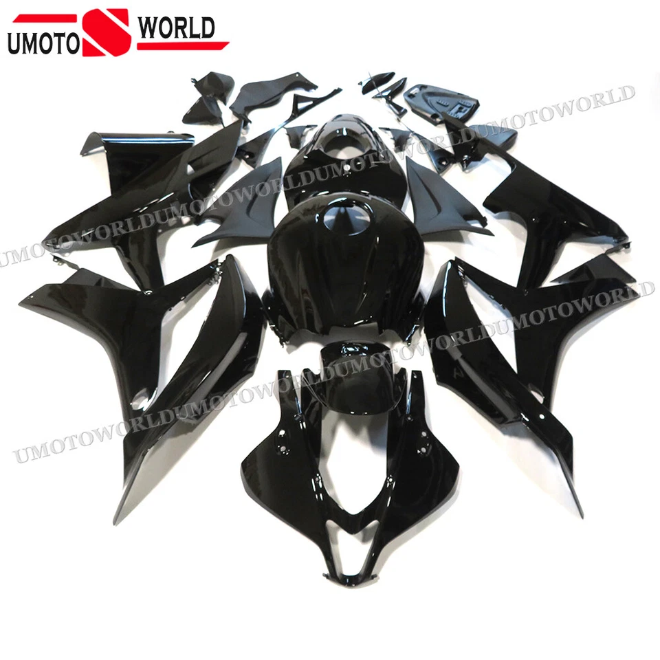 Fairing Kit For Honda CBR600RR 2007 2008 Gloss Black Motorcycle ABS Bodywork Set Foto 2 de 4