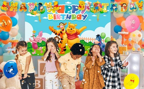 Winnie the Pooh Birthday Party Supplies, Decorations and Party Tableware Sets - Picture 9 of 10