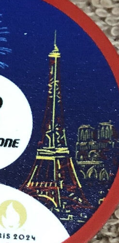PARIS 2024 OYMPIC GAMES. SPONSOR PIN. BRIDGESTONE. EIFFEL TOWER, PARIS LANDMARKS - Picture 3 of 6