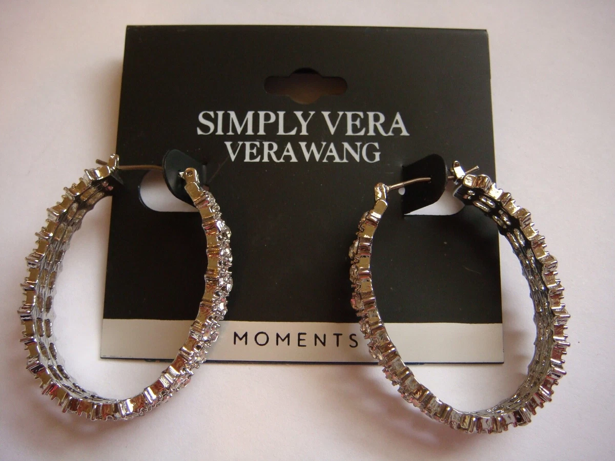 Vera wang hoop on sale earrings