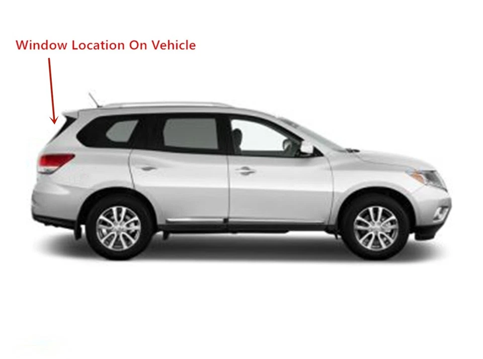 Fits 2013-2020 Nissan Pathfinder Tailgate Rear Window Back Glass Heated Foto 4 de 4